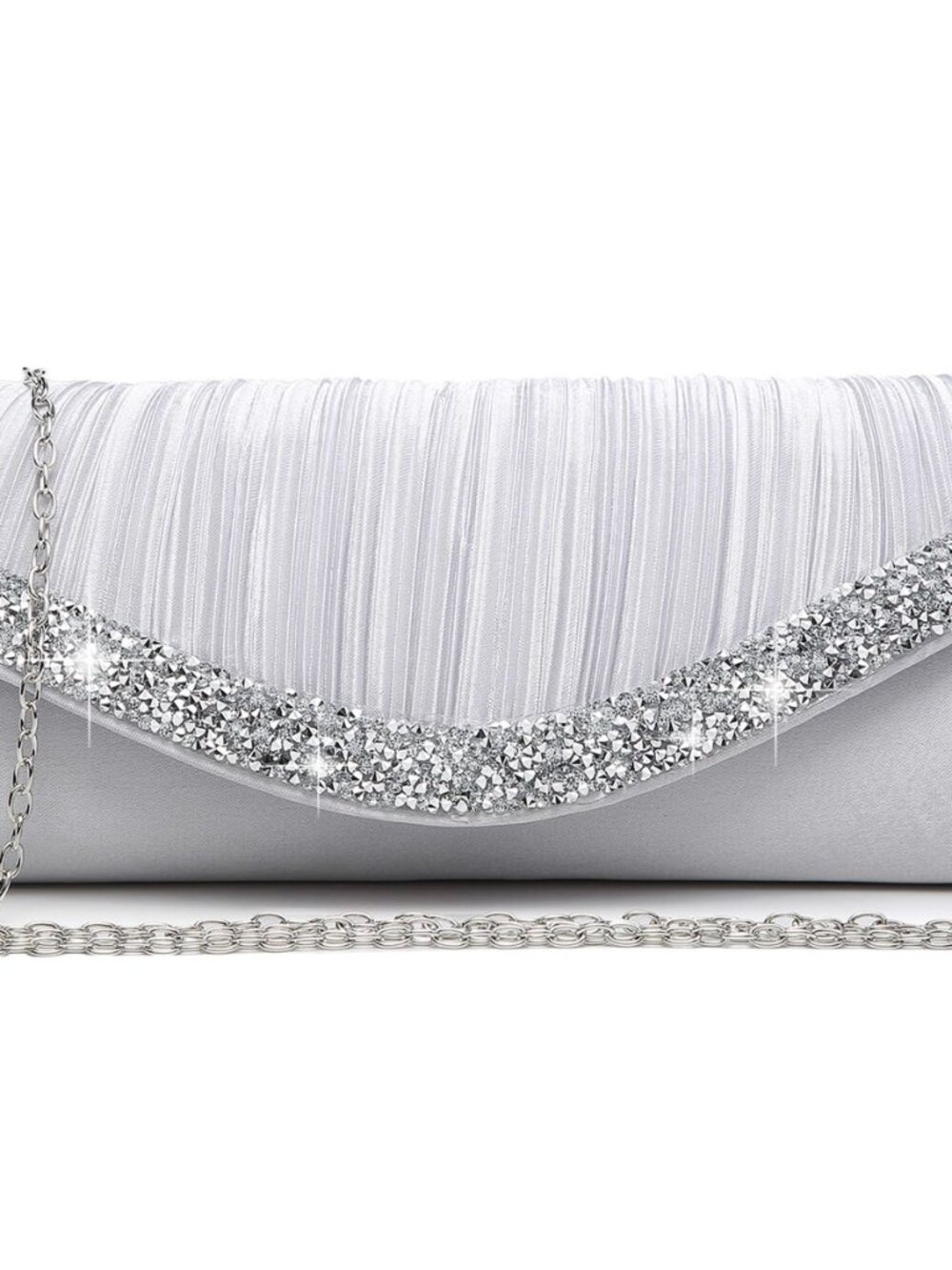 Women's Rhinestone Evening Clutch Purse, Formal Bag